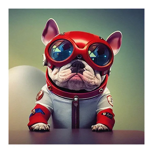 489155989 Картина на холсте Super Dog 30х40 см 2023 холст 30х40