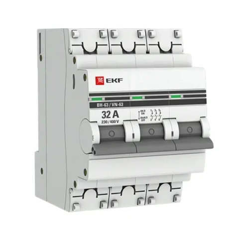 489208918 Выключатель нагрузки EKF ВН-63 3P 32 А