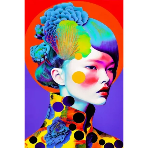 489779784 Картина на холсте Постер-лайн Fashion Style 40x60 см ПОСТЕР-ЛАЙН КАРТИНА НА ХОЛСТЕ Картины