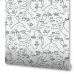 Обои флизелиновые Wallsecret Picasso белые 1.06 м 8754-20 WALLSECRET Picasso Обои виниловые на флизелиновой основе