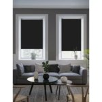 Штора рулонная блэкаут Silver 60x175 см черная GARDEN BLACKOUT Silver Рулонная штора