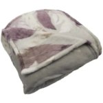 Плед Plumage Rose 180x20 см фланель цвет серо-бордовый ARDENZA Промо