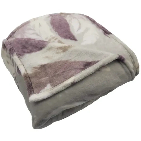 Плед Plumage Rose 180x20 см фланель цвет серо-бордовый ARDENZA Промо