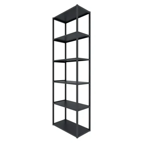 Полка навесная Ferro 58x180x29 см металл цвет черный Ферро