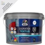 Пропитка защитно-декоративная Dufa Textur полуматовая белая 9 л DUFA