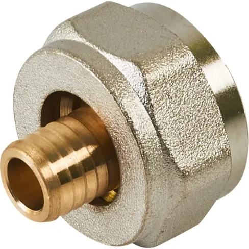Евроконус Rommer обжимной 3/4"х16 мм внутренняя резьба латунь RFC-1020-001620 ROMMER