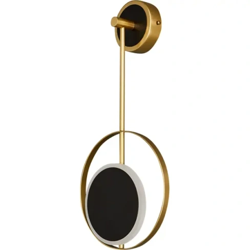 Настенный светильник светодиодный Escada 10206/SG цвет черно-золотой ESCADA 10206/SG LED Black/Gold LED светильник