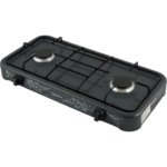 Газовая варочная панель Homestar HS-1202 59 см 2 конфорки цвет черный