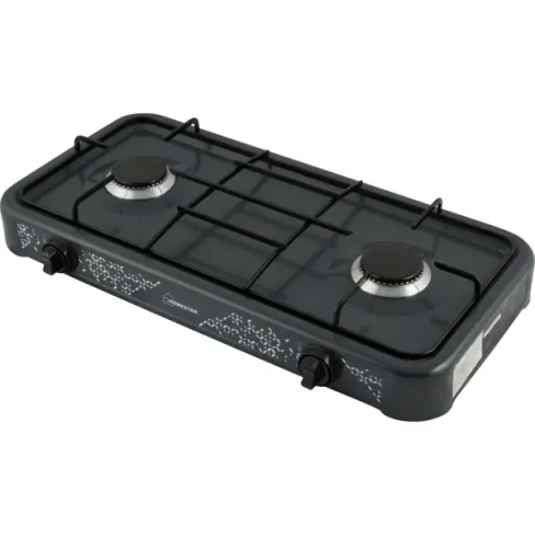 Газовая варочная панель Homestar HS-1202 59 см 2 конфорки цвет черный
