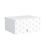 Короб для хранения 16.5x36x28 см полиэстер цвет белый SPACEO
