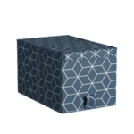 Короб для хранения 16.5x18x28 см полиэстер цвет синий SPACEO