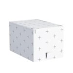 Короб для хранения 16.5x18x28 см полиэстер цвет белый SPACEO
