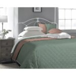 Покрывало Melissa 200x220 см микрофибра стеганая цвет зелено-коричневый MELISSA Покрывало Покрывало стеганное