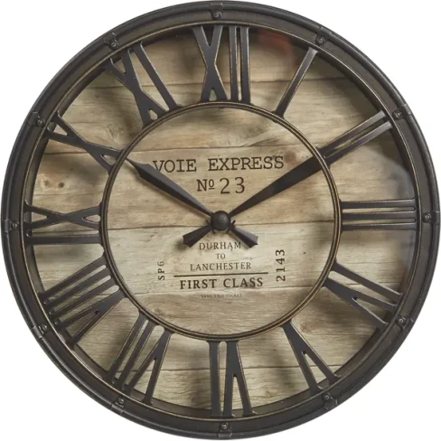 Часы настенные винтажные «Voie Express» 21 см ATMOSPHERA CHS-NST-6802