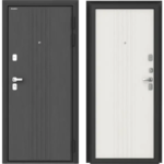 Дверь входная металлическая Премиум Лира 99x205 см правая белый белый DOORHAN Премиум Плюс