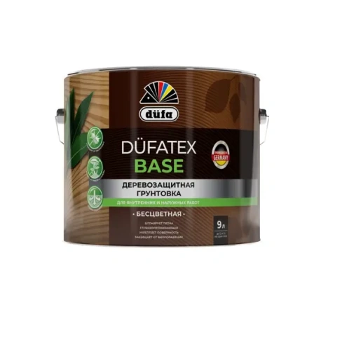 Грунтовка для древесины Dufa Tex Base 9 л DUFA