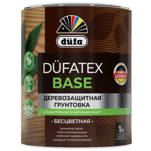 Грунтовка для древесины Dufa Tex Base 1 л DUFA