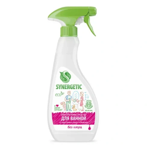Средство чистящее для сантехники Synergetic 500 мл SYNERGETIC Средство для сантехники SYNERGETIC
