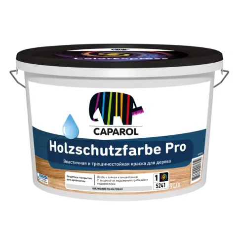 Краска для наружных работ Caparol Holzschutzfarbe Pro База 1 цвет белый 9 л CAPAROL