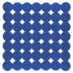 Коврик для душа Мультидом массажный 43x45 см цвет синий МУЛЬТИДОМ Массажный
