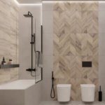 Плитка настенная Керамин Студио 60x30 см 1.98 м² матовая цвет бежево-серый 3D КЕРАМИН