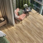 Глазурованный керамогранит Alma Ceramica Hampton GFA2090HMP40R 20x90 см 1.62 м² матовый цвет бежевый ALMA CERAMICA GFA20