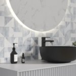Плитка настенная Cersanit Mare 17071 20x44 см 1.056 м² глянцевая цвет бело-серый пэчворк CERSANIT 17071 Mare