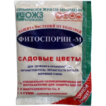 Биофунгицид Фитоспорин-М для садовых цветов 30г биофунгицид