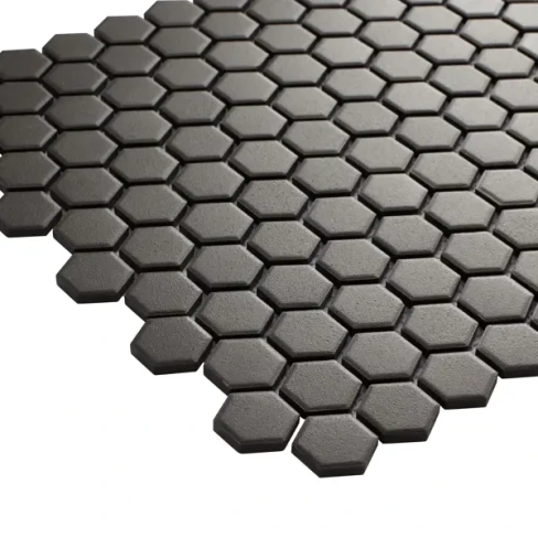 Мозаика фарфоровая Artens Hexo 30x26 см цвет черный ARTENS